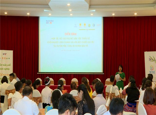 Diễn đàn Hợp tác, hỗ trợ phụ nữ dân tộc thiểu số khởi nghiệp, kinh doanh và liên kết chuỗi giá trị tai Sơn La